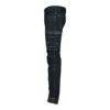 Dassy Osaka Stretch-Arbeitsjeans - color_side-osaka-jeansblauw-zwart