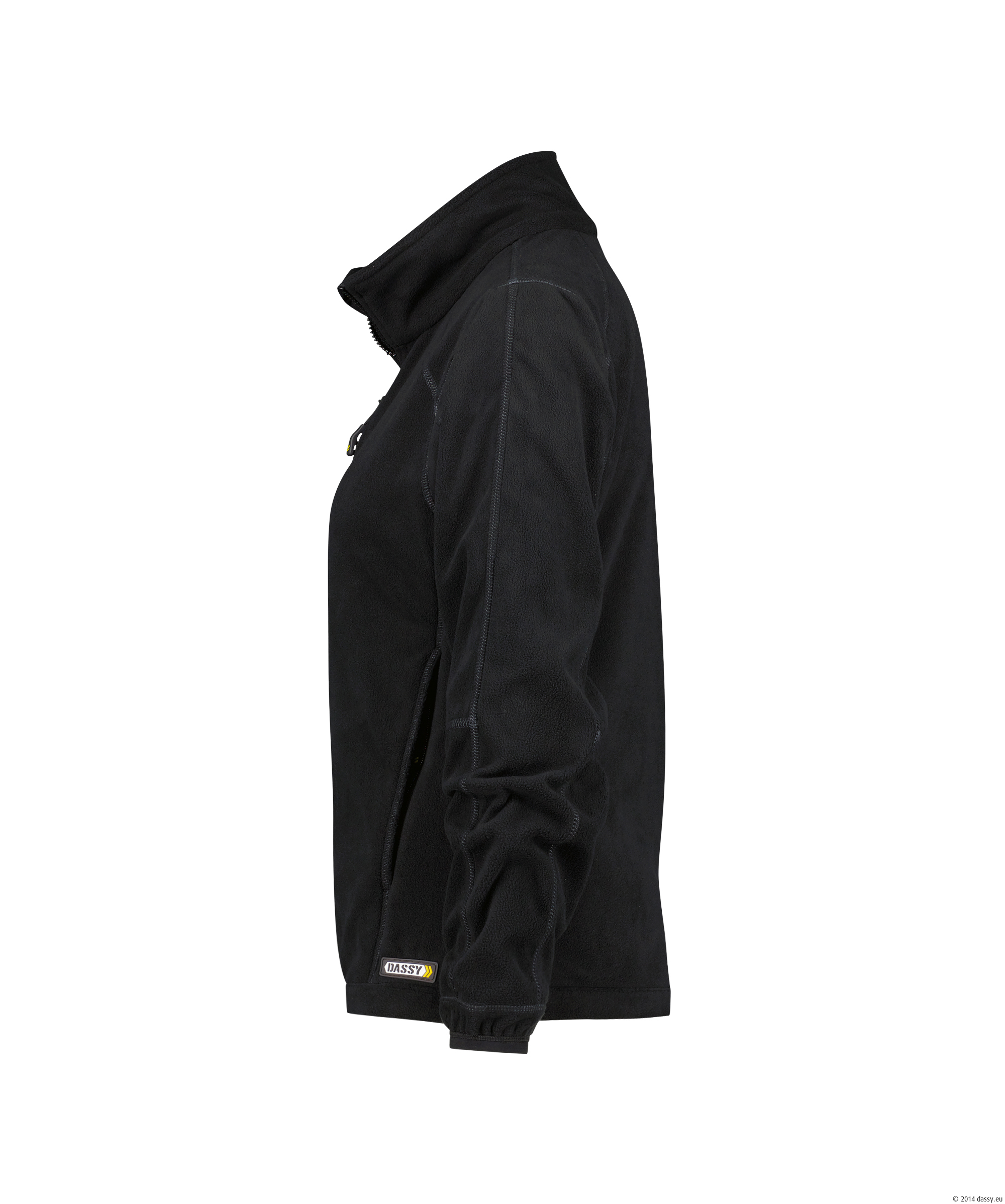 Dassy Penza Damen Fleecejacke - color_side-penzaw-zwart