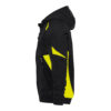 Dassy Santos Kapuzen-Sweatshirt - color_side-santos-logix-zwart-fluo-geel
