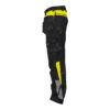 Dassy Shanghai Stretch-Arbeitshose - color_side-shanghai-logix-zwart-fluo-geel