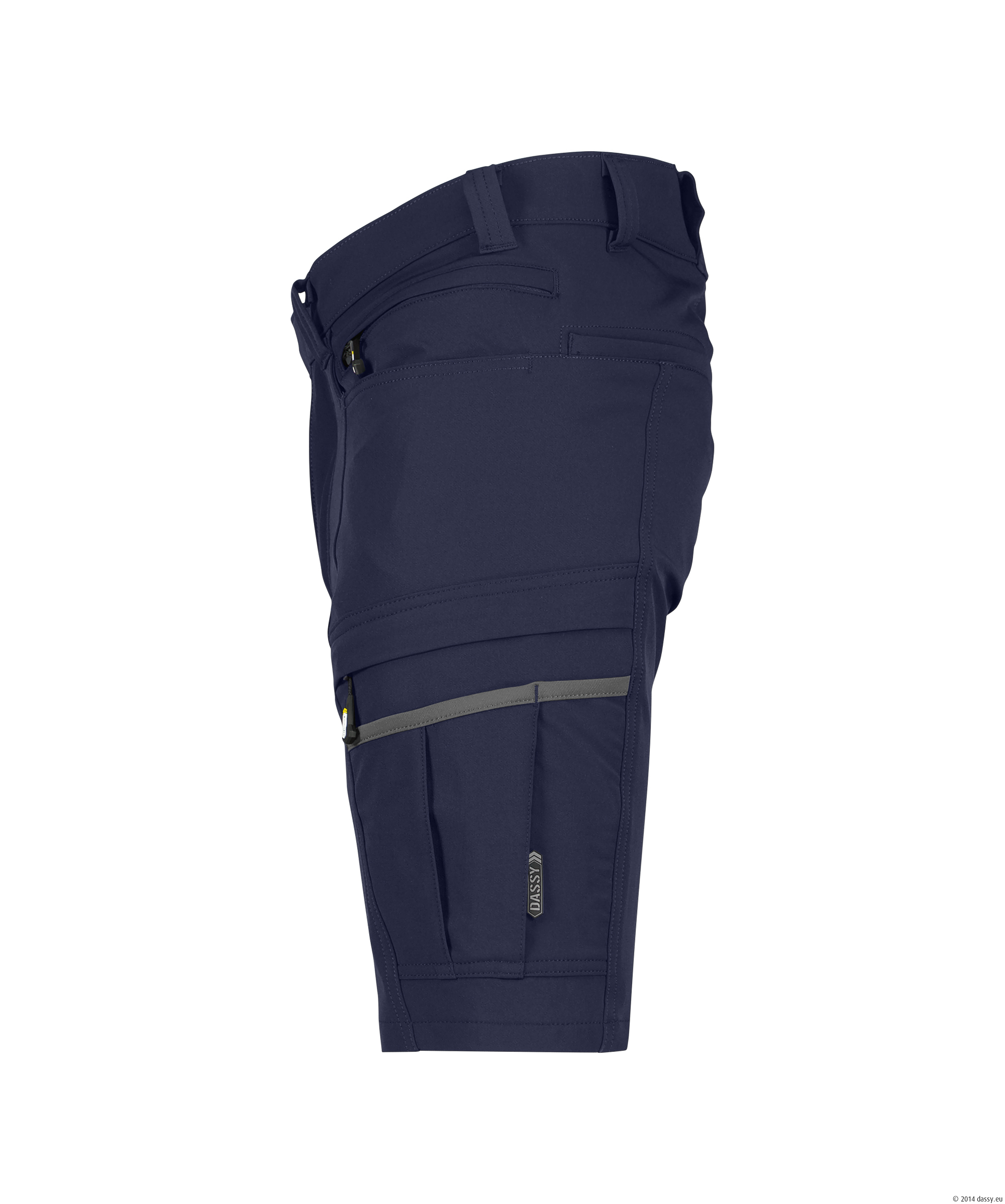 Dassy Sparx Stretch-Arbeitsshort - color_side-sparx-nachtblauw