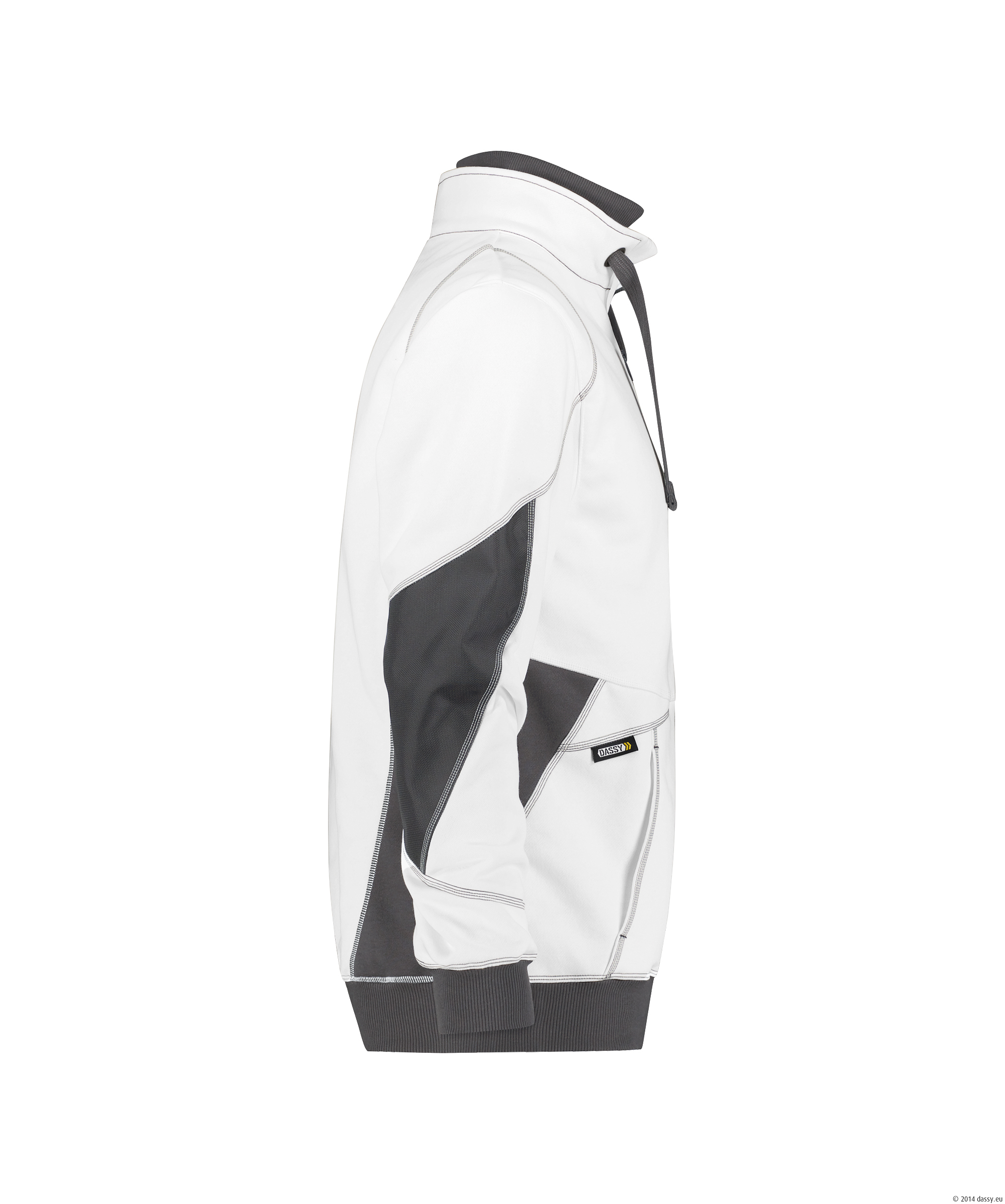 Dassy Stellar Sweatshirt - 5142-weiss-anthrazitgrau - Back