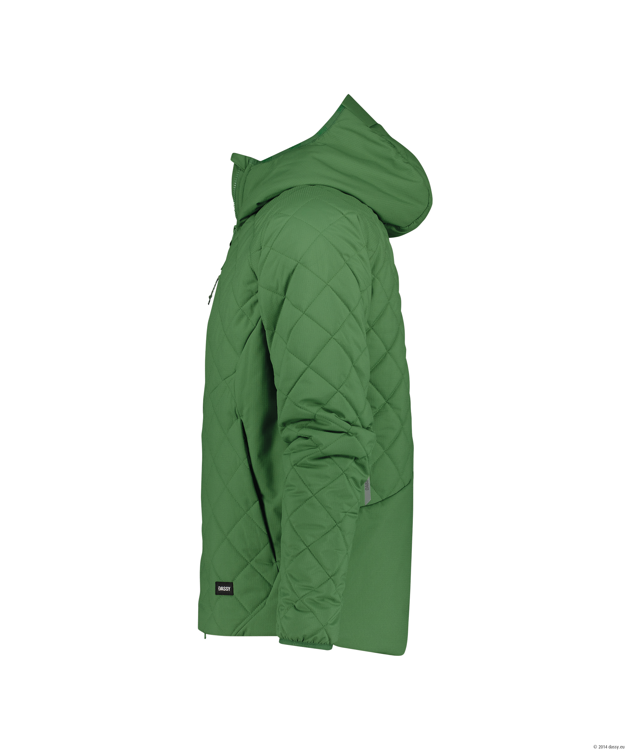 Dassy Tama isolierte Thermo-Arbeitsjacke - color_side-tama-elm-green