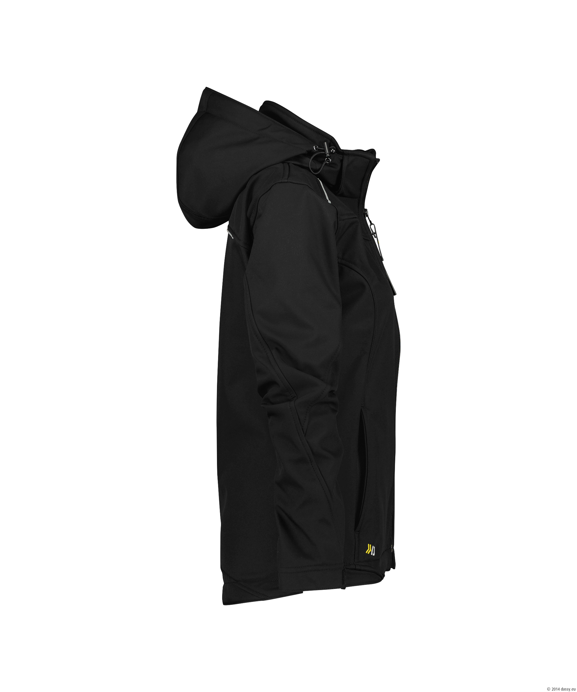 DASSY® Tavira Women SOFTSHELL-JACKE FÜR DAMEN - color_side-taviraw-zwart