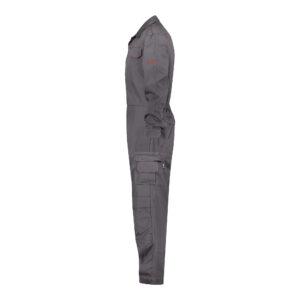 DASSY® Toronto FLAMMHEMMENDER OVERALL MIT KNIEPOLSTERTASCHEN - color_side-toronto-cementgrijs