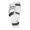 DASSY® Trix Painters STRETCH-MALERSHORTS MIT HOLSTERTASCHEN - color_side-trix-painters-wit-antraciet-grijs