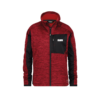 Dassy Convex Damen Midlayer Jacke Stmm - 6674 rot-schwarz - Front