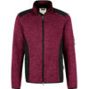Hakro Strickfleecejacke Dawson Zoo Basel - hakro-strickfleece-jacke-dawson-836-weinrot-meliert