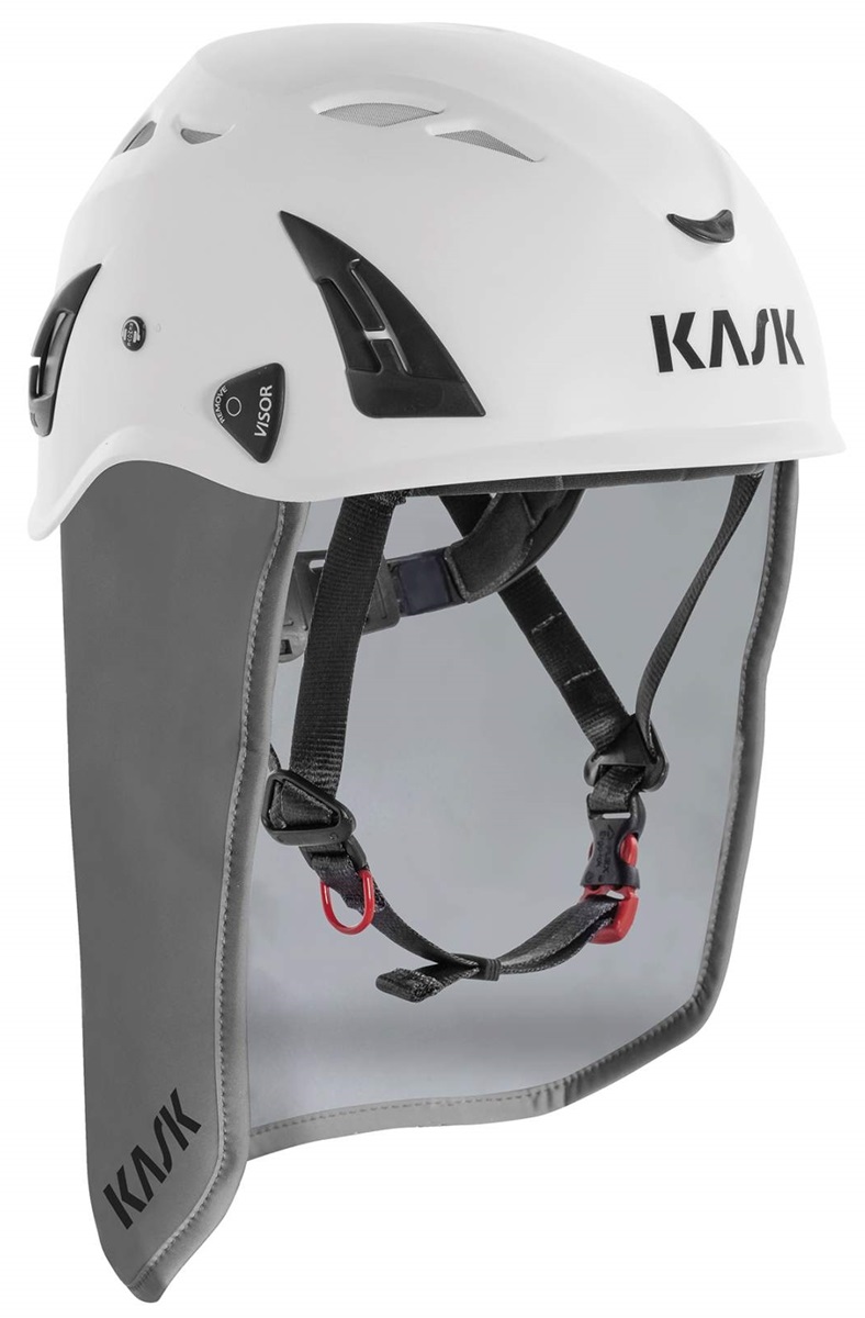 KASK Superplasma RW Nackenschutz - 221-Yellow-Fluo - Back