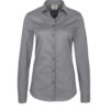 Hakro Langarm Mikralinar Bluse - 043-titan - Front