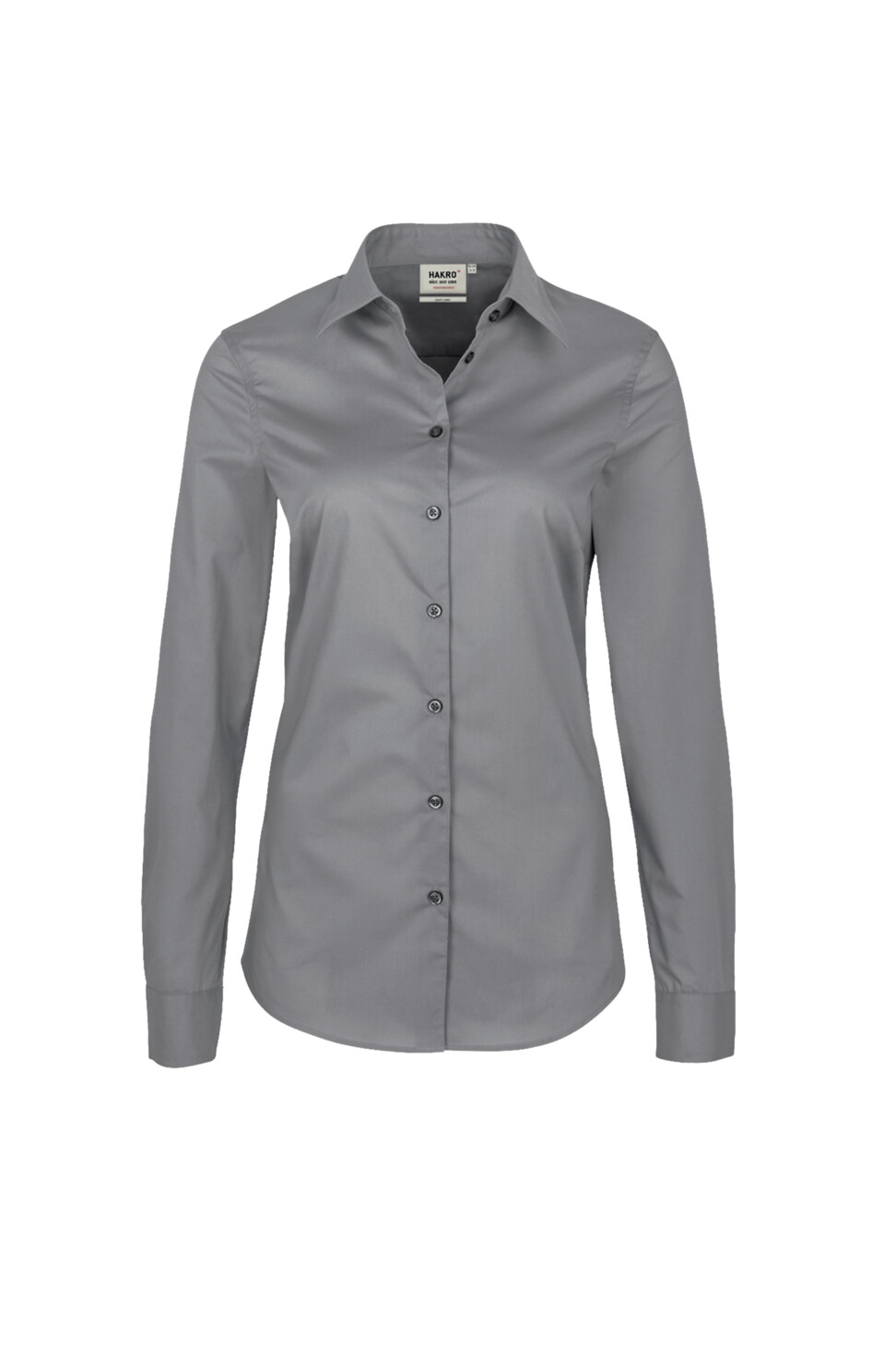 Hakro Langarm Mikralinar Bluse - 043-titan - Front