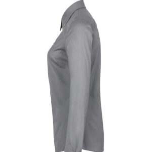 Hakro Langarm Mikralinar Bluse - 043-titan - Back