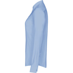 Hakro Langarm-Bluse Stretch - 135-ozeanblau - Back