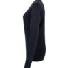 Hakro Damen V-Pullover Baumwolle - 034-tinte - Back