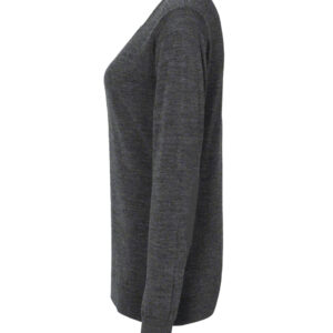Hakro Merino-Pullover Damen - 328-anthrazit meliert - Back
