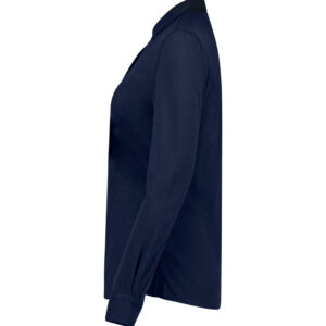 Hakro Langarm-Bluse Baumwolle - 034-tinte - Back