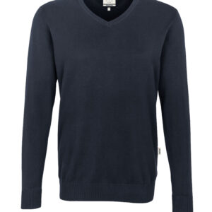 Hakro V-Pullover Baumwolle - 034-tinte - Back