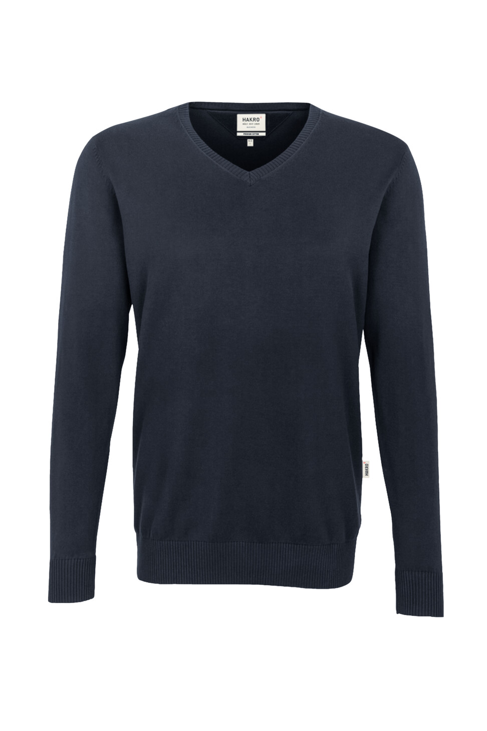 Hakro V-Pullover Baumwolle - 034-tinte - Back