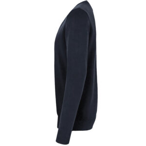 Hakro V-Pullover Baumwolle - 034-tinte - Back