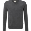 Hakro Merino-Pullover - 328-anthrazit meliert - Back