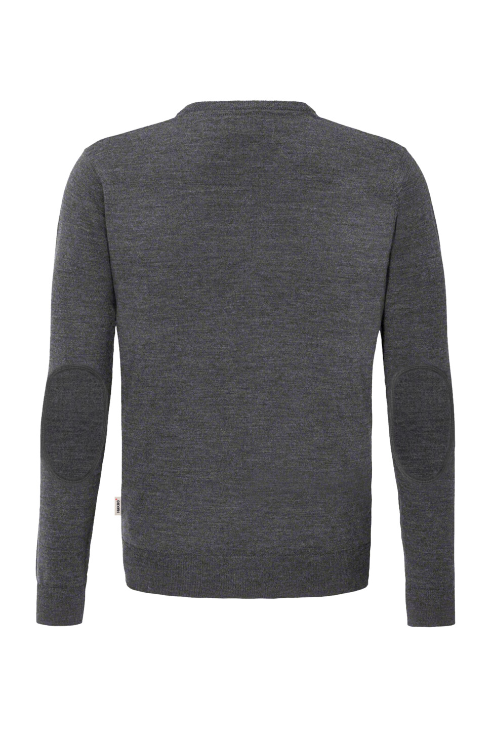 Hakro Merino-Pullover - 328-anthrazit meliert - Back