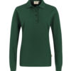 Hakro Damen Longsleeve-Poloshirt Mikralinar - 072-tanne - Front