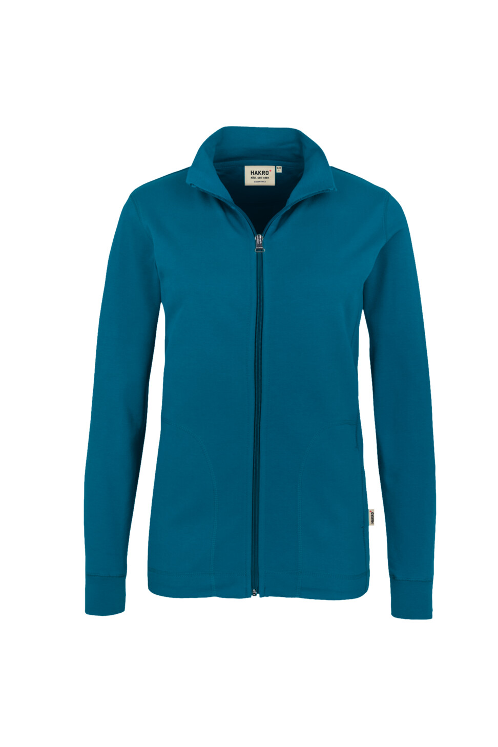 Hakro Damen Interlockjacke - 046-petrol - Back