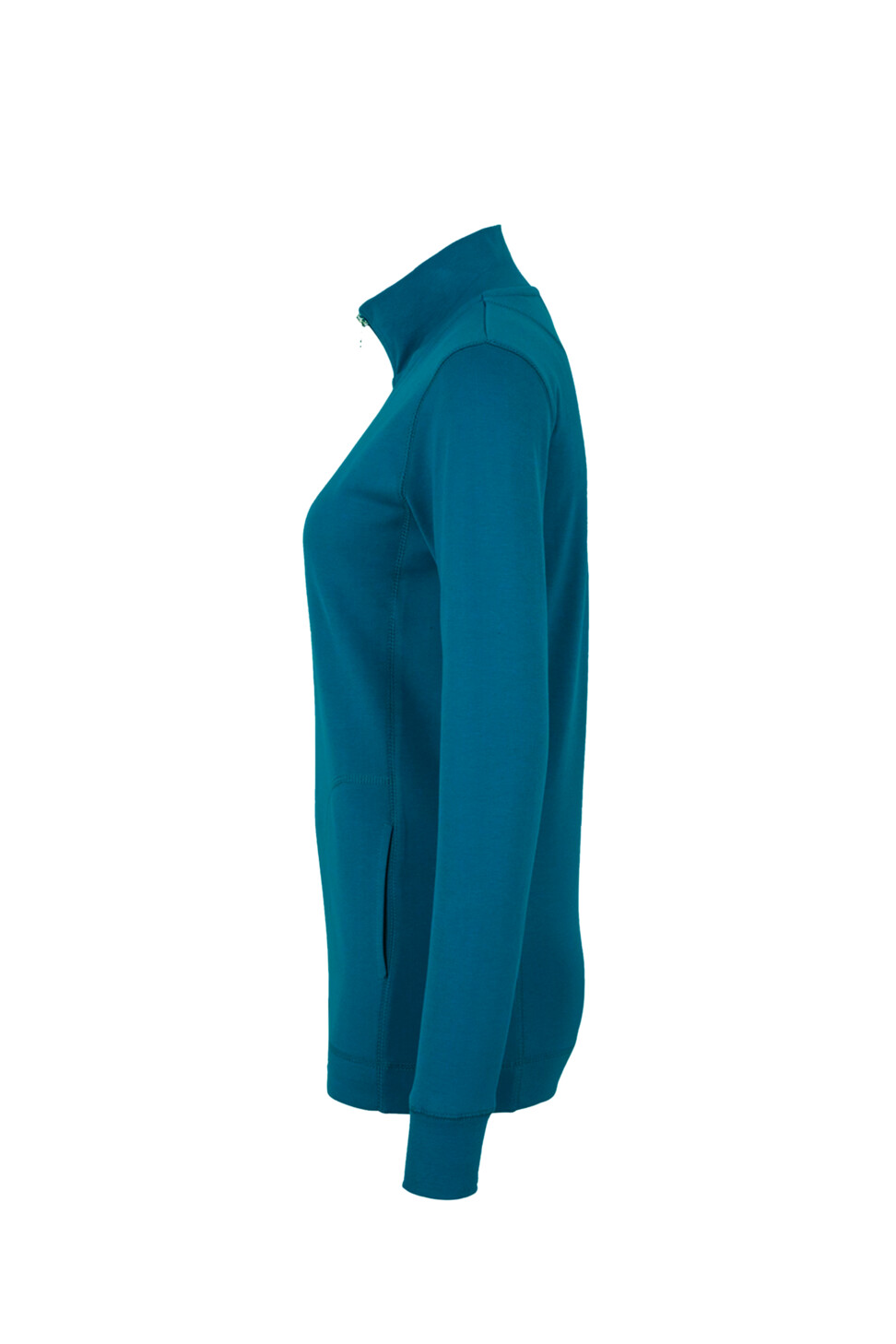 Hakro Damen Interlockjacke - 046-petrol - Back