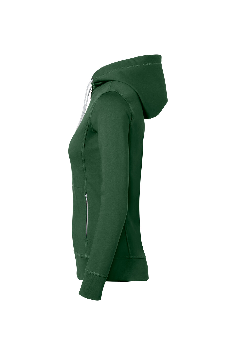 Hakro Damen Kapuzenjacke Bonded - 072silber-tanne/silber - Back