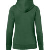 Hakro Damen Kapuzenjacke Bonded - 072silber-tanne/silber - Model back