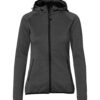 Hakro Damen Kapuzen-Tecjacke Florida - 328-anthrazit meliert - Back