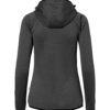 Hakro Damen Kapuzen-Tecjacke Florida - 328-anthrazit meliert - Back