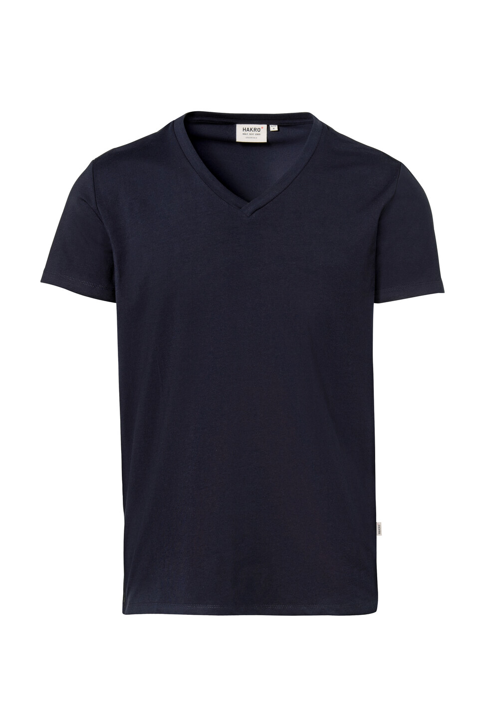 Hakro Stretch-Shirt mit V-Ausschnitt - 034-tinte - Back