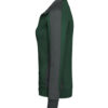 Hakro Damen Sweatjacke Contrast Mikralinar - 072028-tanne/anthrazit - Back
