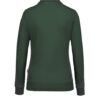 Hakro Damen Sweatjacke Contrast Mikralinar - 072028-tanne/anthrazit - Model back