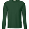 Hakro Longsleeve Mikralinar Langarmshirt - 072-tanne - Front