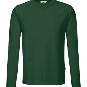 Hakro Longsleeve Mikralinar Langarmshirt - 072-tanne - Front