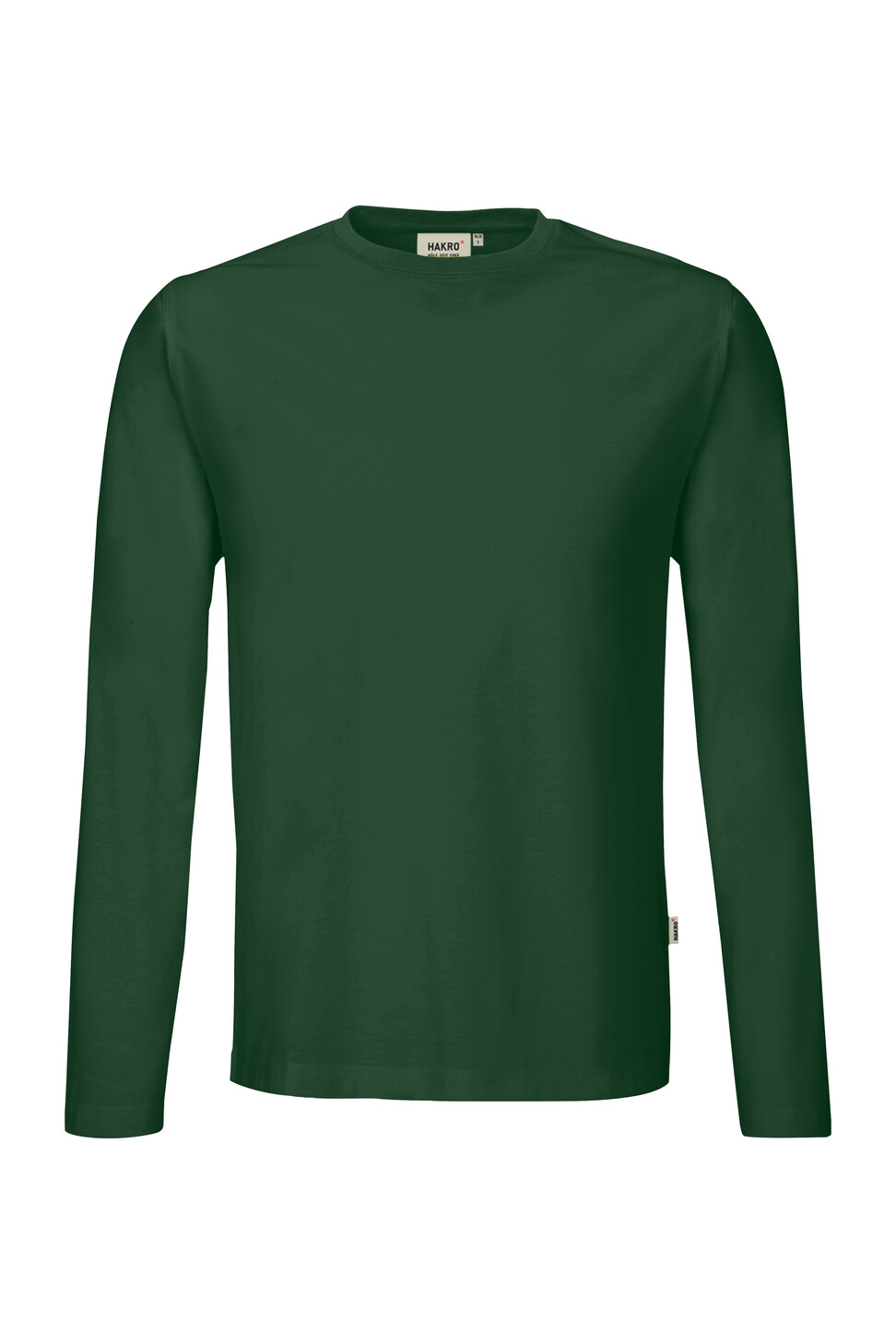 Hakro Longsleeve Mikralinar Langarmshirt - 072-tanne - Front