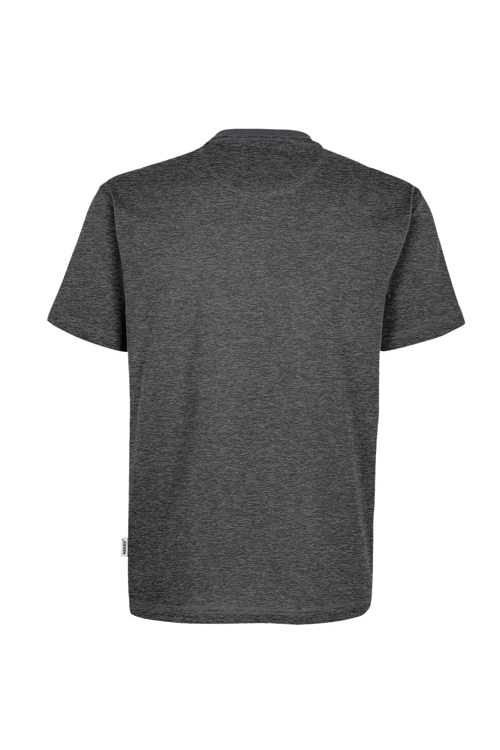Hakro Mikralinar-Shirt - 328-anthrazit meliert - Model back