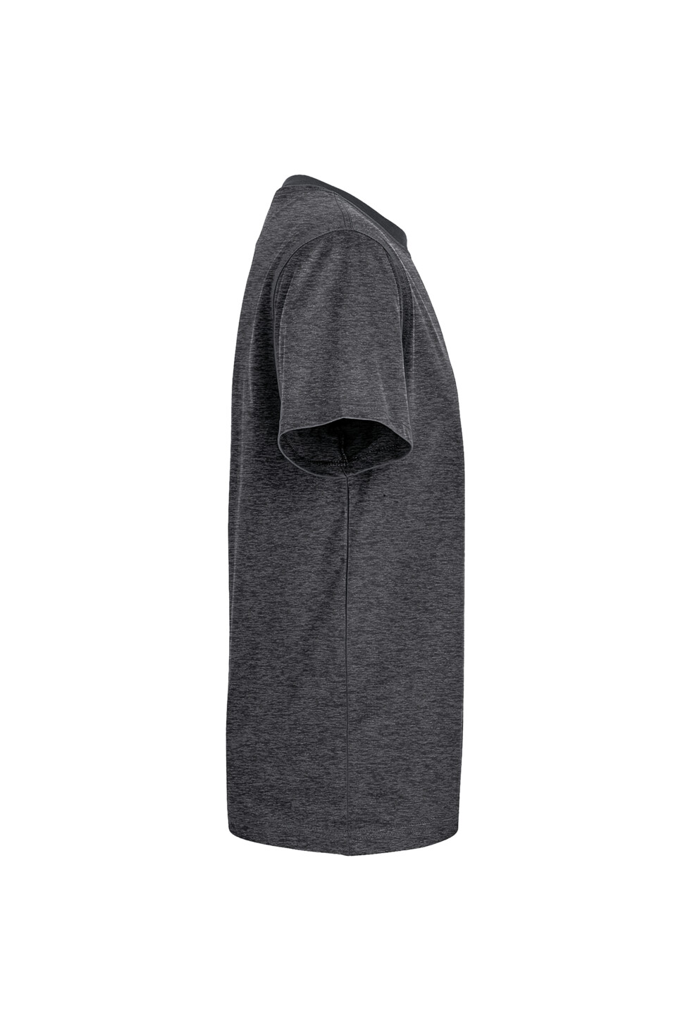 Hakro Mikralinar-Shirt - 328-anthrazit meliert - Model front