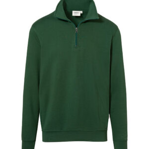 Hakro Premium Zip-Sweatshirt - Troyer - 072-tanne - Front