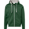 Hakro Kapuzenjacke Bonded - 072silber-tanne/silber - Front