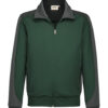 Hakro Mikralinar Sweatjacke Contrast - 072-tanne - Front