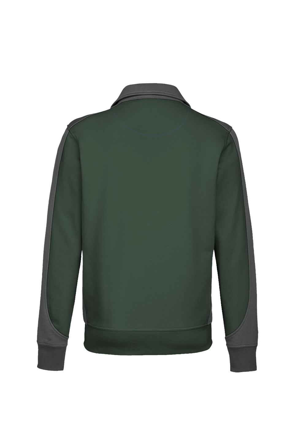 Hakro Mikralinar Sweatjacke Contrast - 072-tanne - Model back