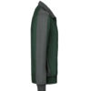 Hakro Mikralinar Sweatjacke Contrast - 072-tanne - Model front