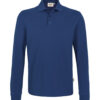 Hakro Mikralinar-Poloshirt lang - 129-ultramarinblau - Back