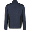 Hakro Strickfleecejacke Dawson - 329-marine meliert - Back
