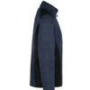 Hakro Strickfleecejacke Dawson - 329-marine meliert - Back