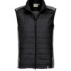 HAKRO Hybridweste Contrast - 005-schwarz - Front