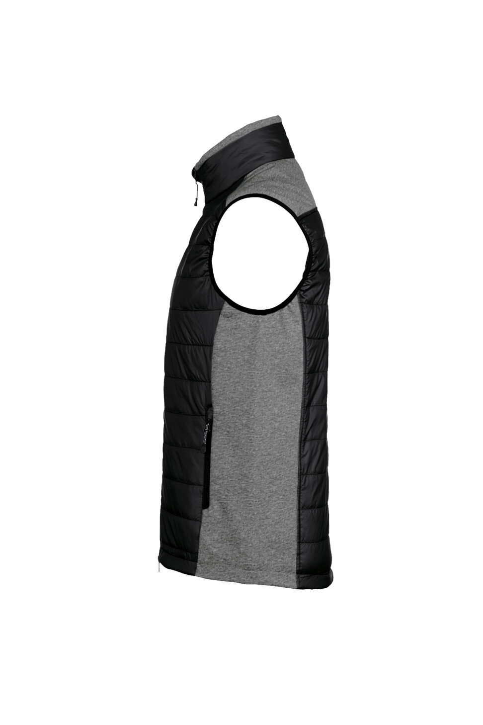 HAKRO Hybridweste Contrast - 005-schwarz - Back
